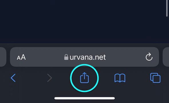 icono de descarga en chrome para instalar URVANA app